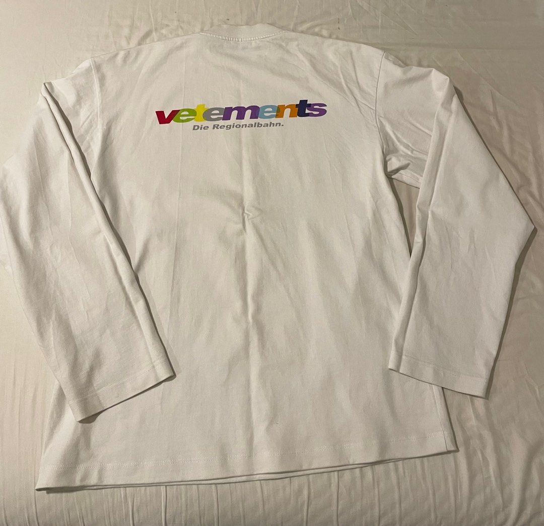 Vetements die regionalbahn hoodie cheap