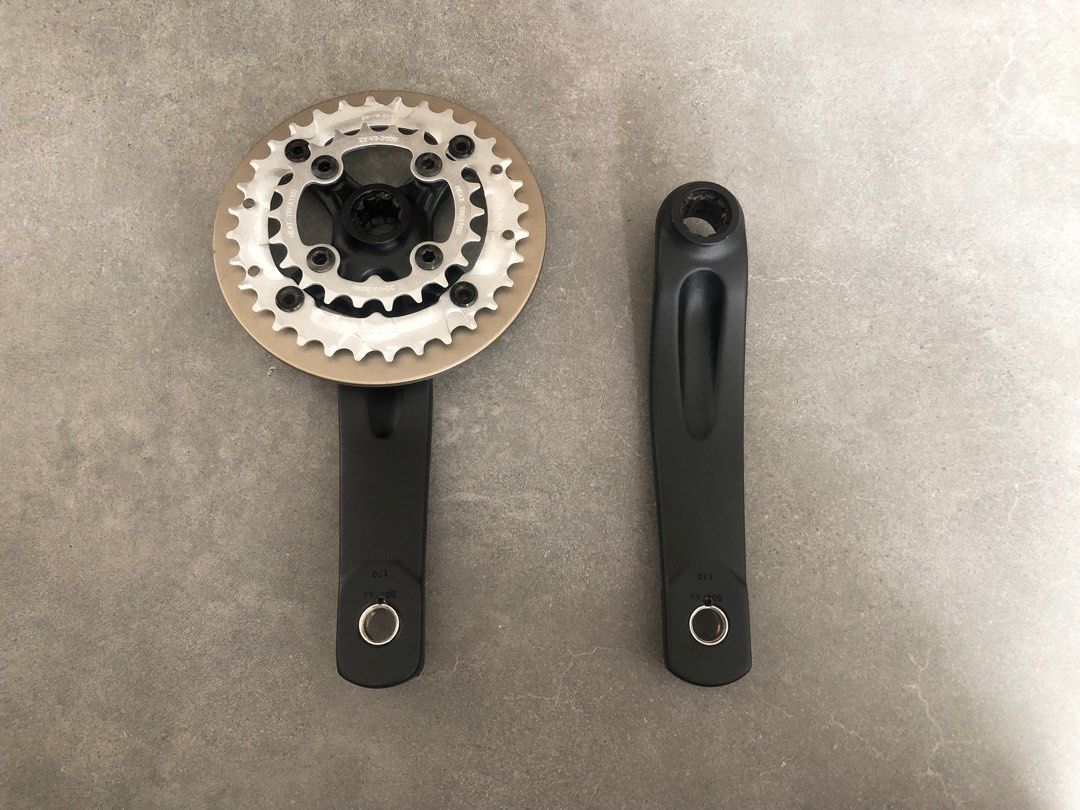 Vintage Retro Bontrager Big Earl ISIS Crank Crankset Mtb Mountain Bike