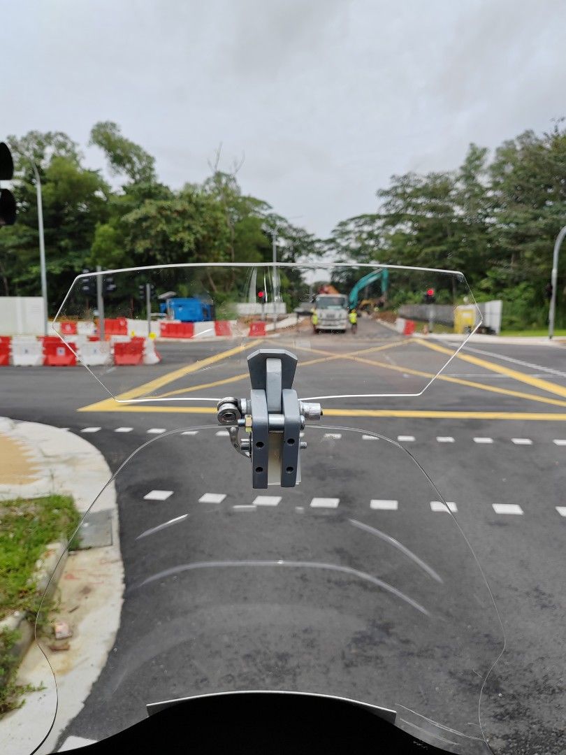 Visor extension, Motorcycles, Motorcycle Accessories on Carousell