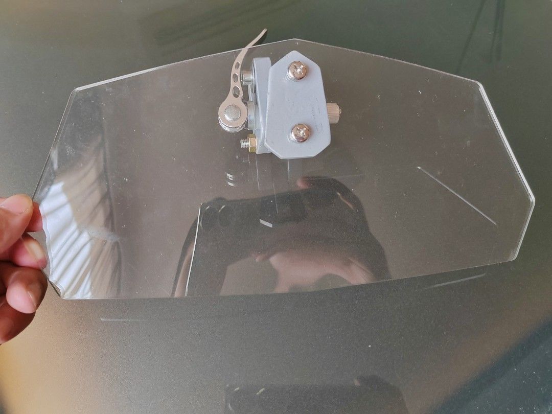 Visor extension, Motorcycles, Motorcycle Accessories on Carousell