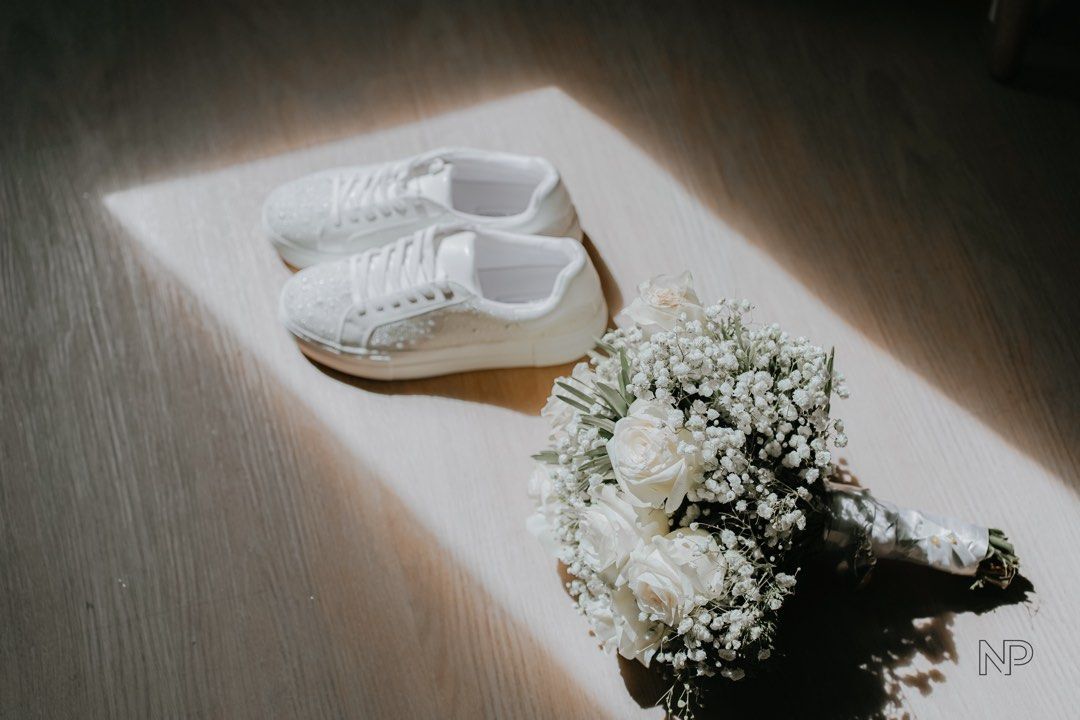 Wedding rubber shoes