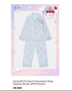WTS JENO SPAO SANRIO X NCT PYJAMA