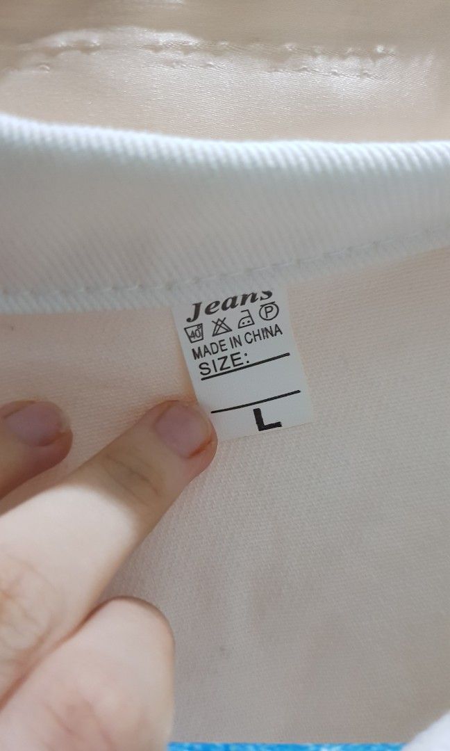 Y2k korean balenciaga jeans outer cardigan, Fesyen Wanita ...