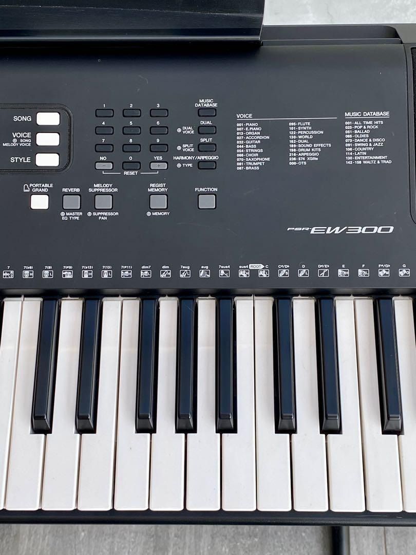 Yamaha psr ew300 shop keyboard