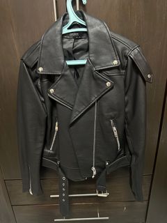 Zara leather jacket