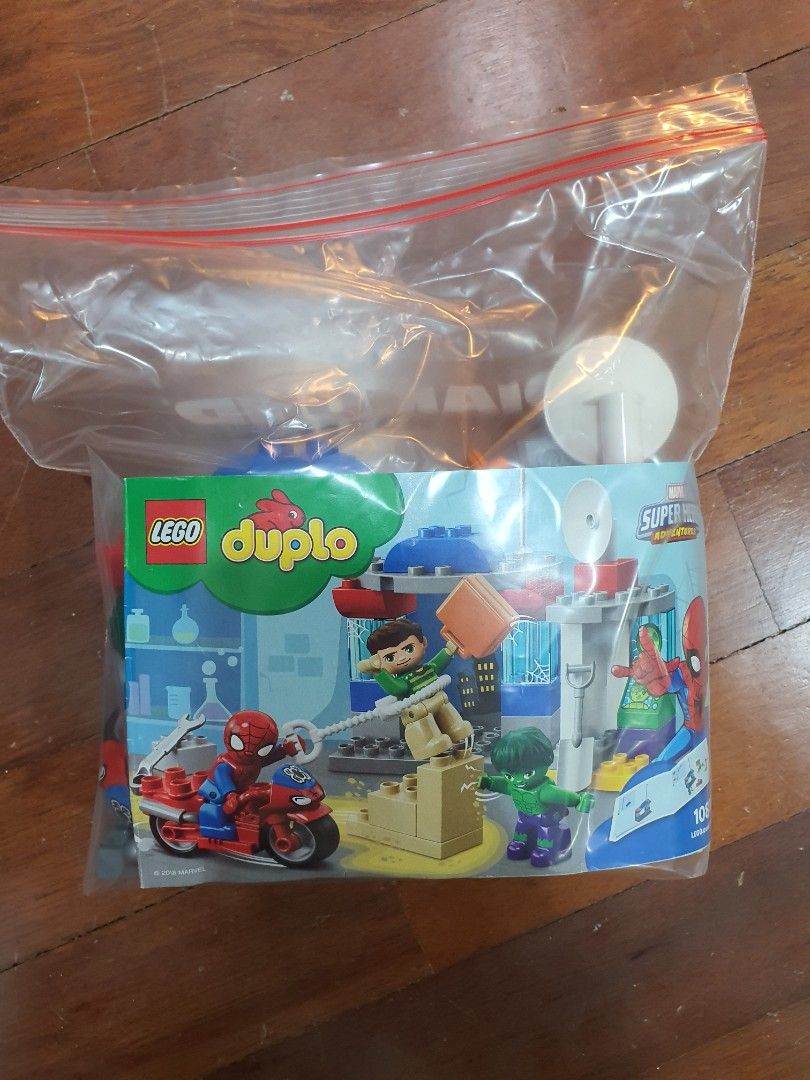 10876 LEGO Duplo Spider-Man and Hulk Adventures, Hobbies & Toys, Toys &  Games on Carousell