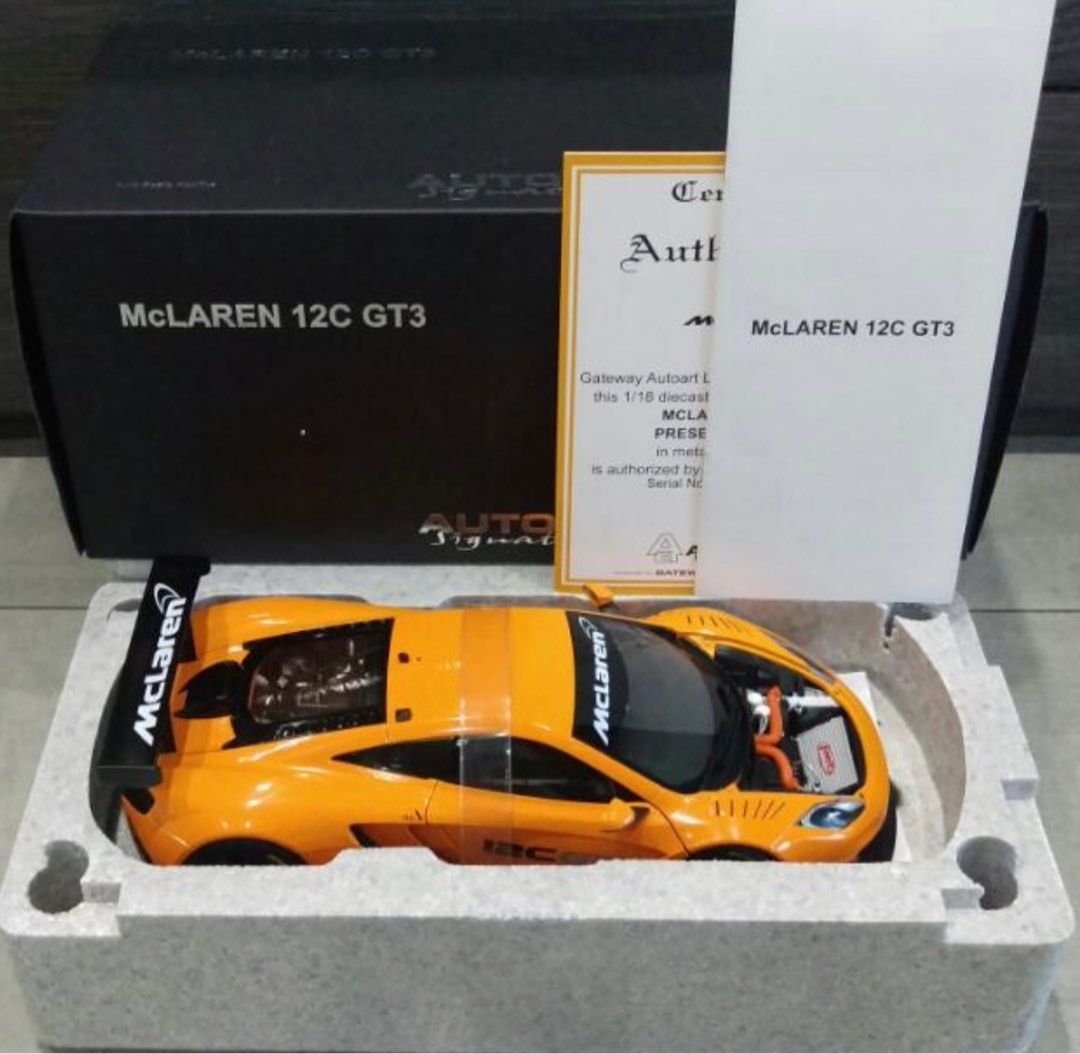 新品未開封】AUTOart Signature McLAREN 12C GT3 新品非売品 perpignan