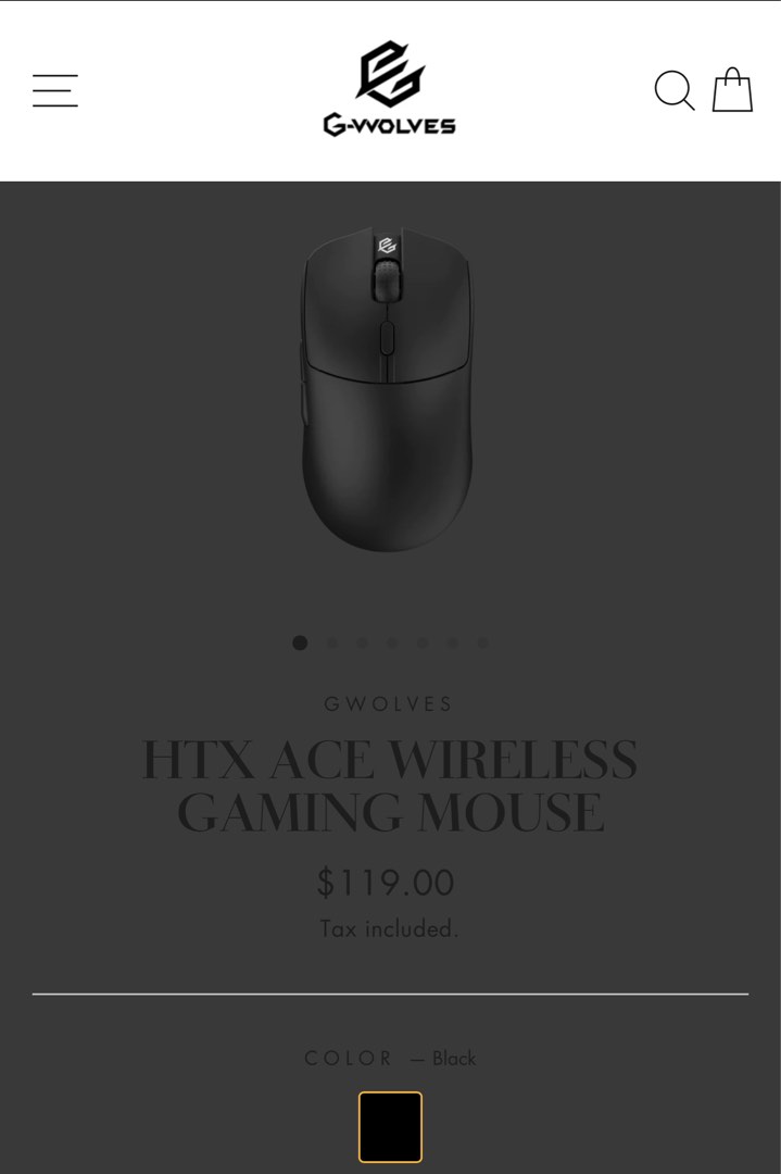 39g HTX Ace G-wolves Wireless Gaming Mouse, Computers & Tech