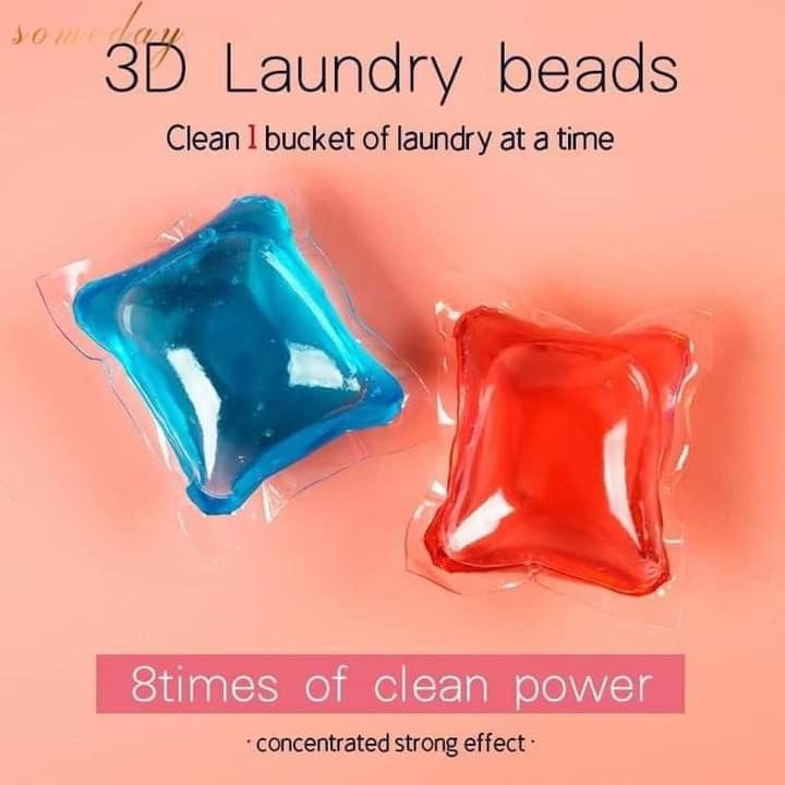 3D LAUNDRY BEADS SOAP, Furniture & Home Living, Cleaning & Homecare