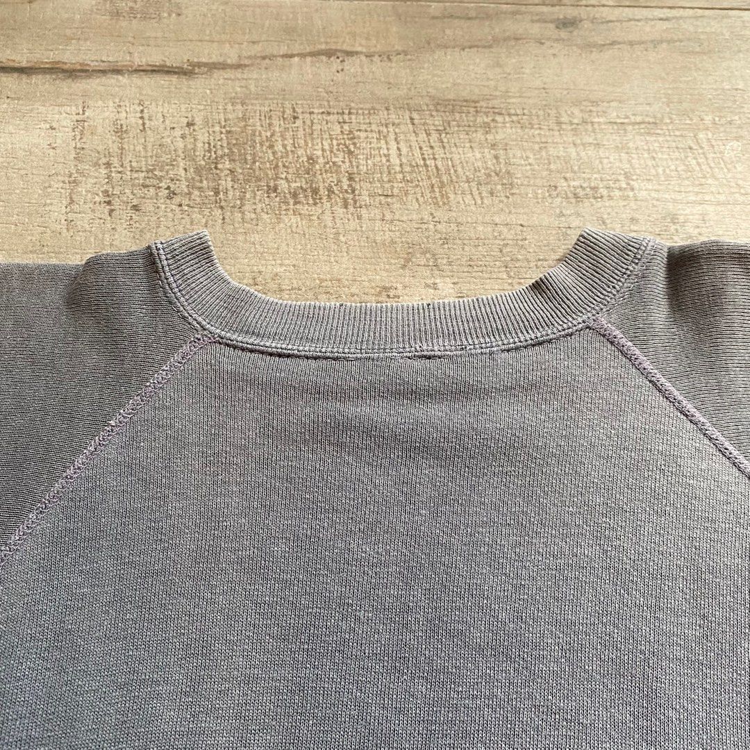 50s 60s VINTAGE SUN FADED SHORT SLEEVE SWEATSHIRT USA 古著衞衣, 男