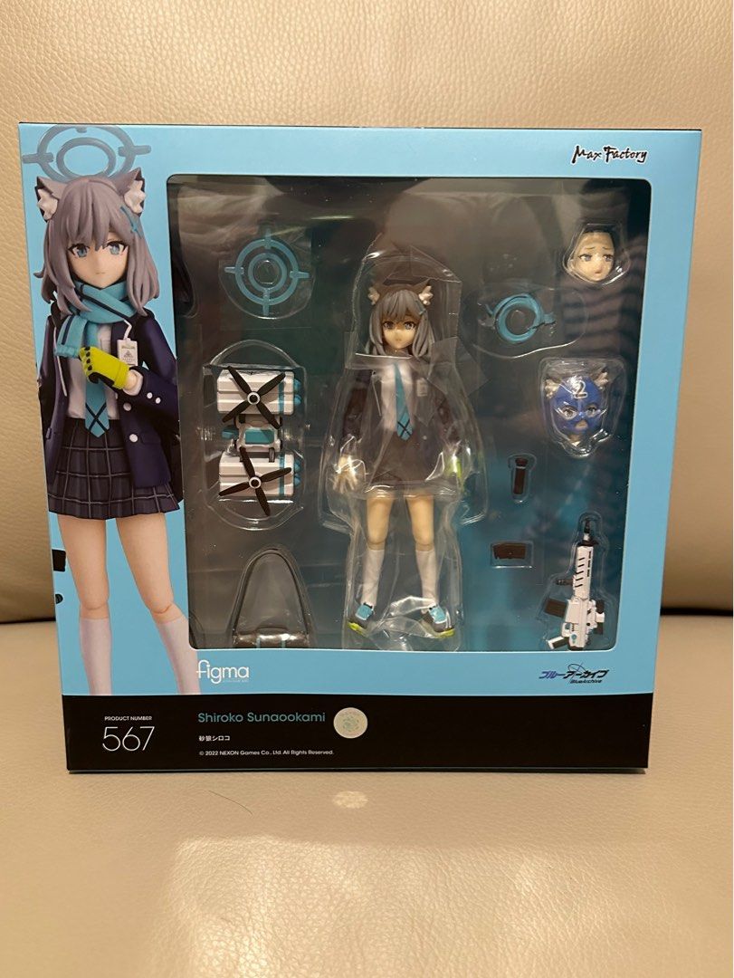 全新日版Figma 567 砂狼白子, 興趣及遊戲, 玩具& 遊戲類- Carousell