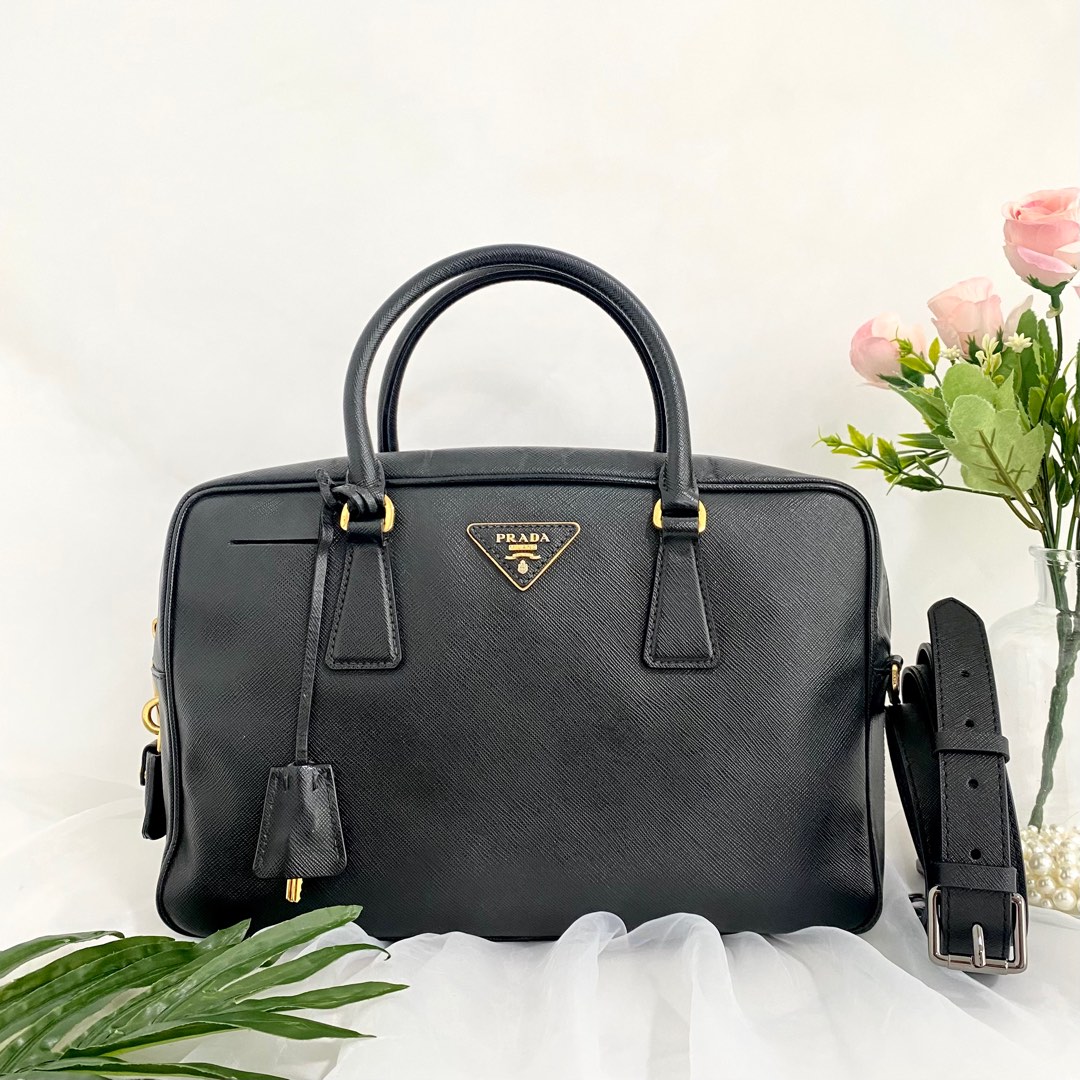Prada Bauletto Saffiano Lux Mini (authentic)(preloved), Luxury, Bags &  Wallets on Carousell