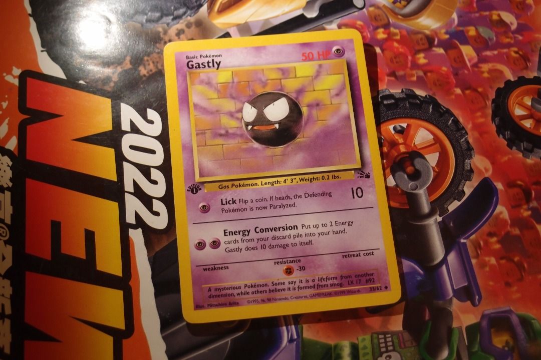 first edition grimer pokemon card Pokemon Dutch Fossil Haunter (1st Edition) #21/62 Non-Holo Trading Car   Rotterdam Comics