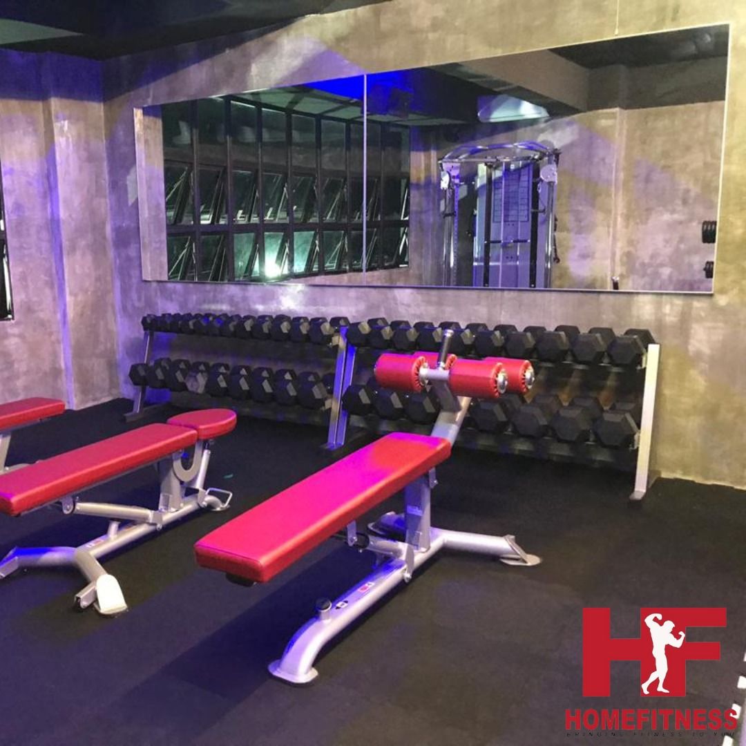 Fitness store floor mats
