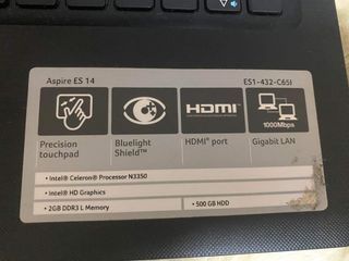 Acer aspire ES 14