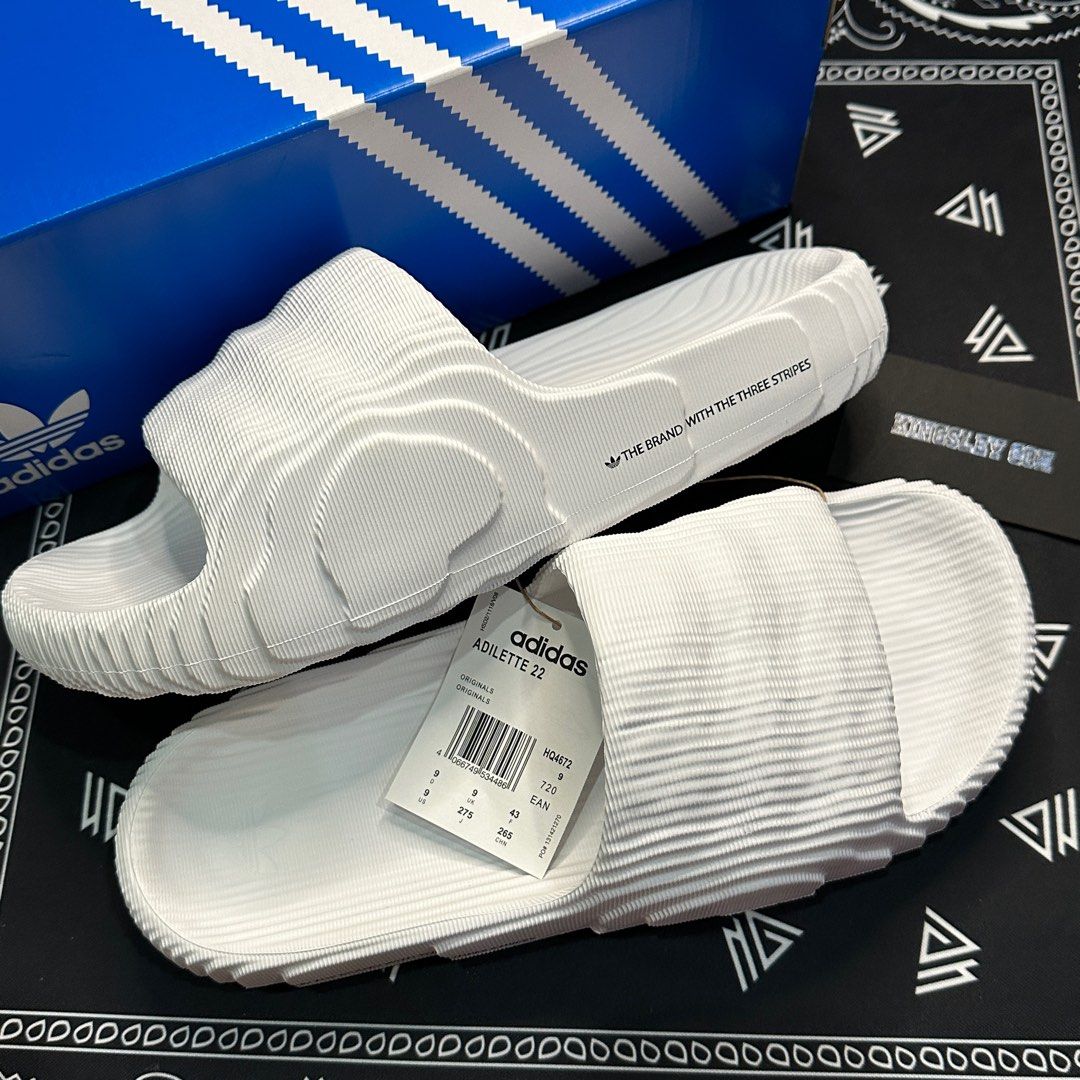 ADIDAS ADILETTE 22 CRYSTAL WHITE