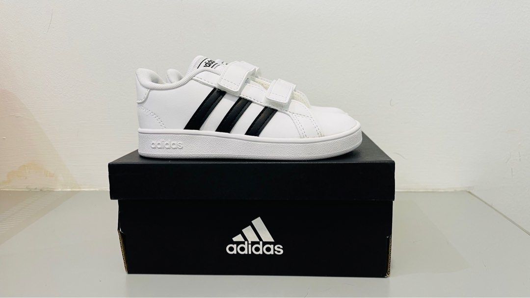 Adidas Grand Court Shoe, Babies & Kids, Babies & Kids Fashion on Carousell