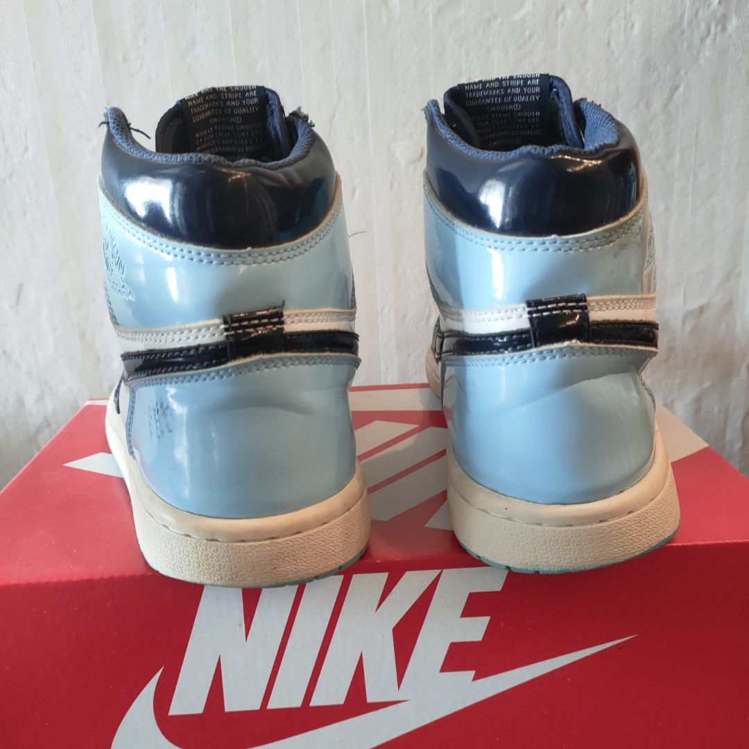 Sepatu Jordan Retro High Unc Leather Air Jordan UNC Patent Leather