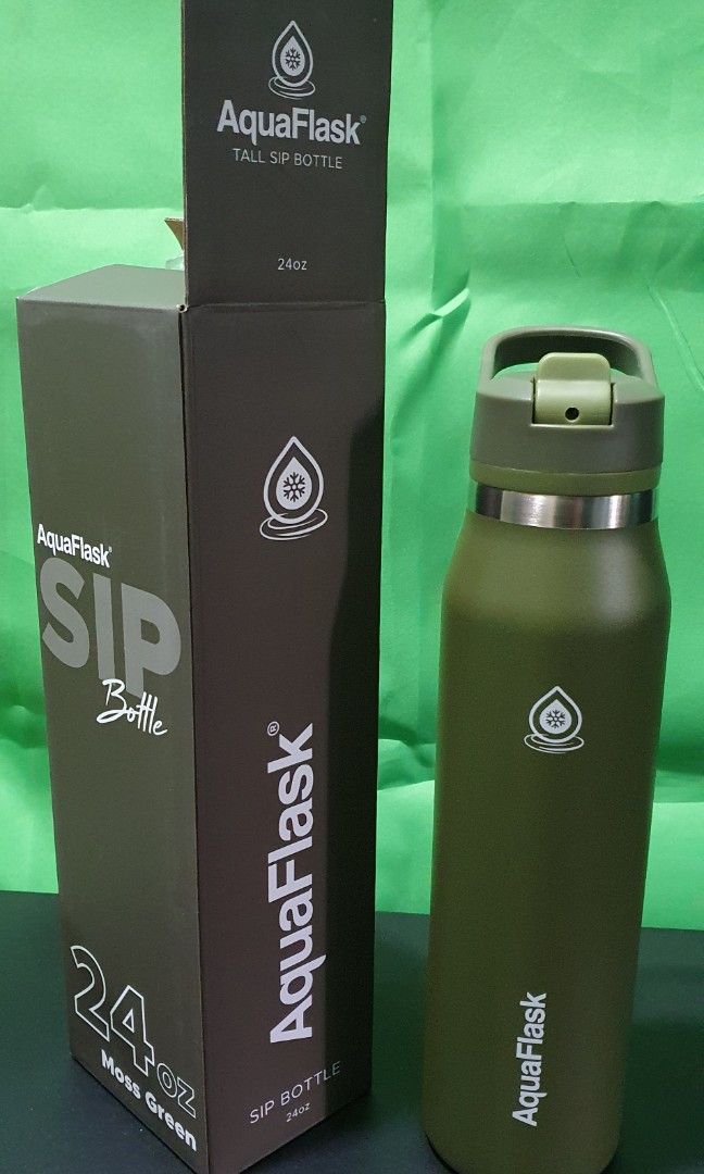 AquaFlask 24oz Tall Sip Bottle In Moss Green On Carousell aquaflask-24oz-tall-sip-bottle-in-moss-green-on-carousell