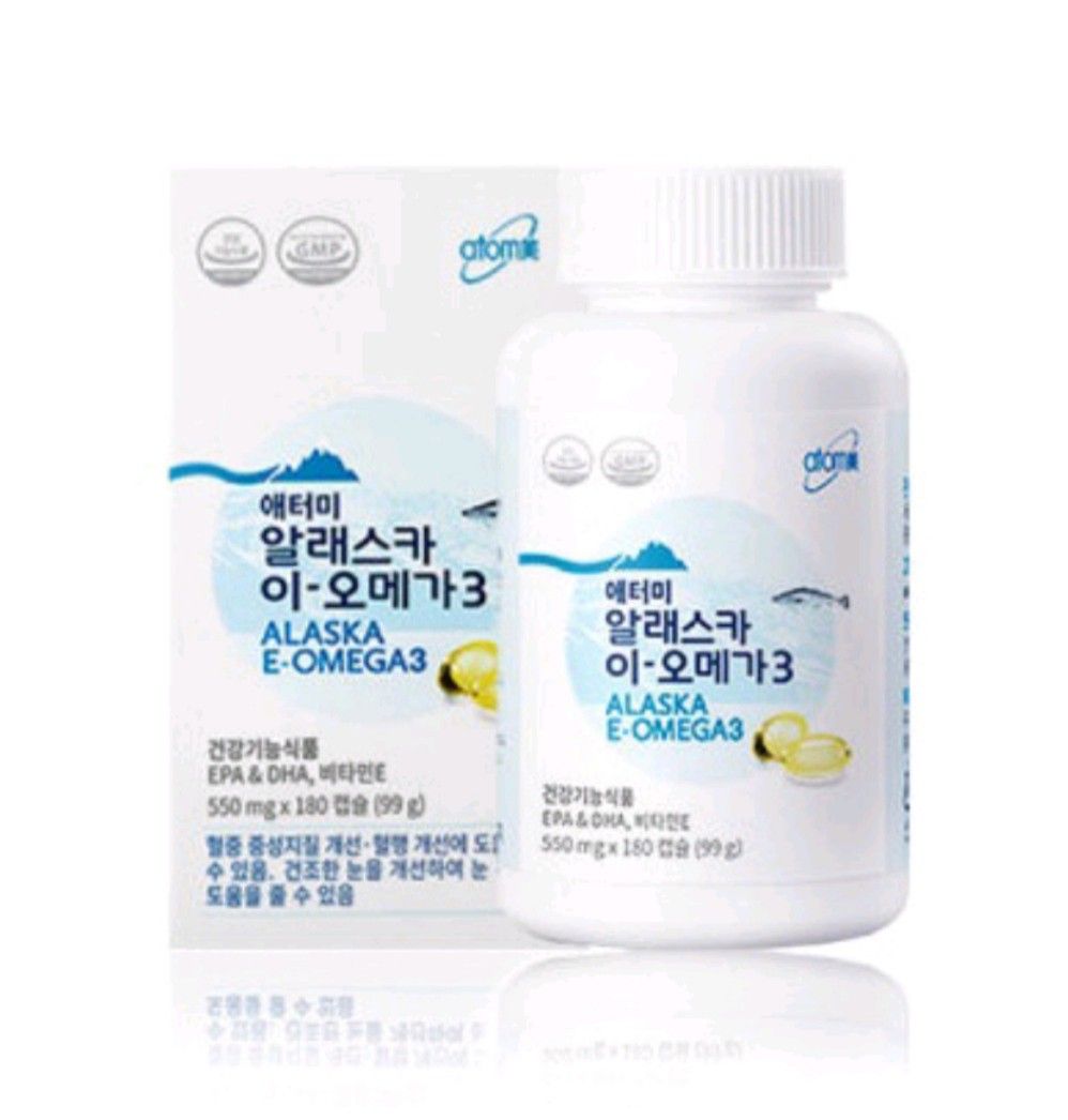 Atomy Alaska EOmega 3 (55mg X 180 capsules), Health & Nutrition