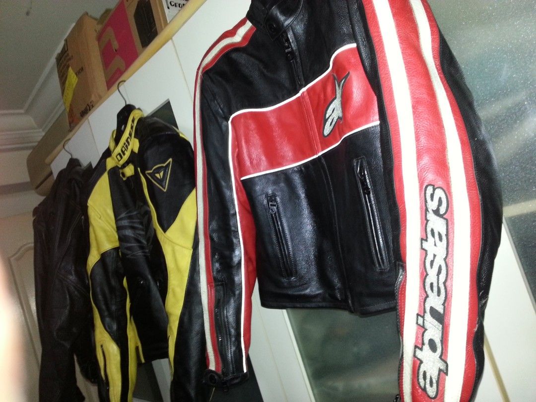 Authentic Alpinestars leather jacket Motorcycles Motorcycle Apparel on Carousell
