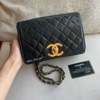**SOLD**AUTHENTIC CHANEL Big CC Turnlock Flap Bag 24k Gold Hardware ❤️