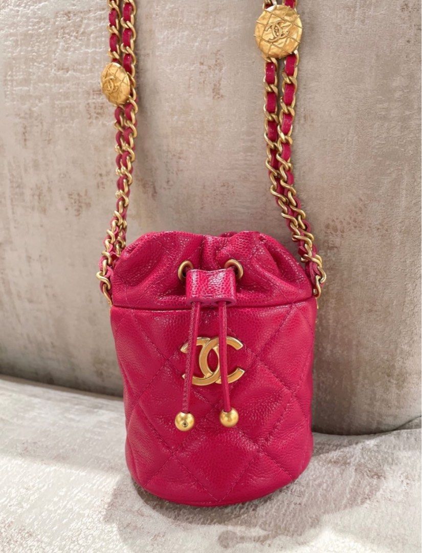 AUTHENTIC CHANEL MINI BUCKET, Luxury, Bags & Wallets on Carousell