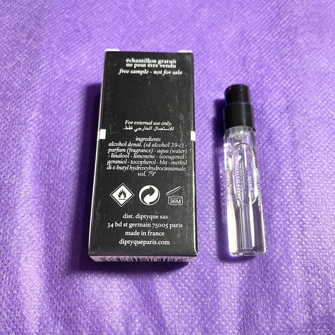 AUTHENTIC Diptyque tam dao eau de parfum perfume vial, Beauty & Personal Care, Fragrance ...