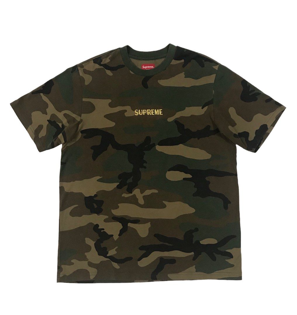 Supreme camo tee outlet