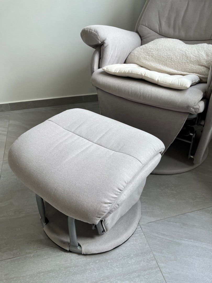 Vogue feeding glider on sale chair & ottoman