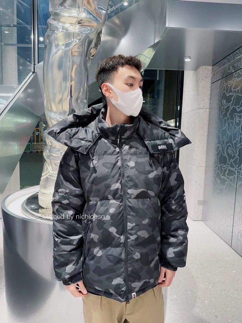 BAPE COLOR CAMO RELAXED FIT DOWN JACKET