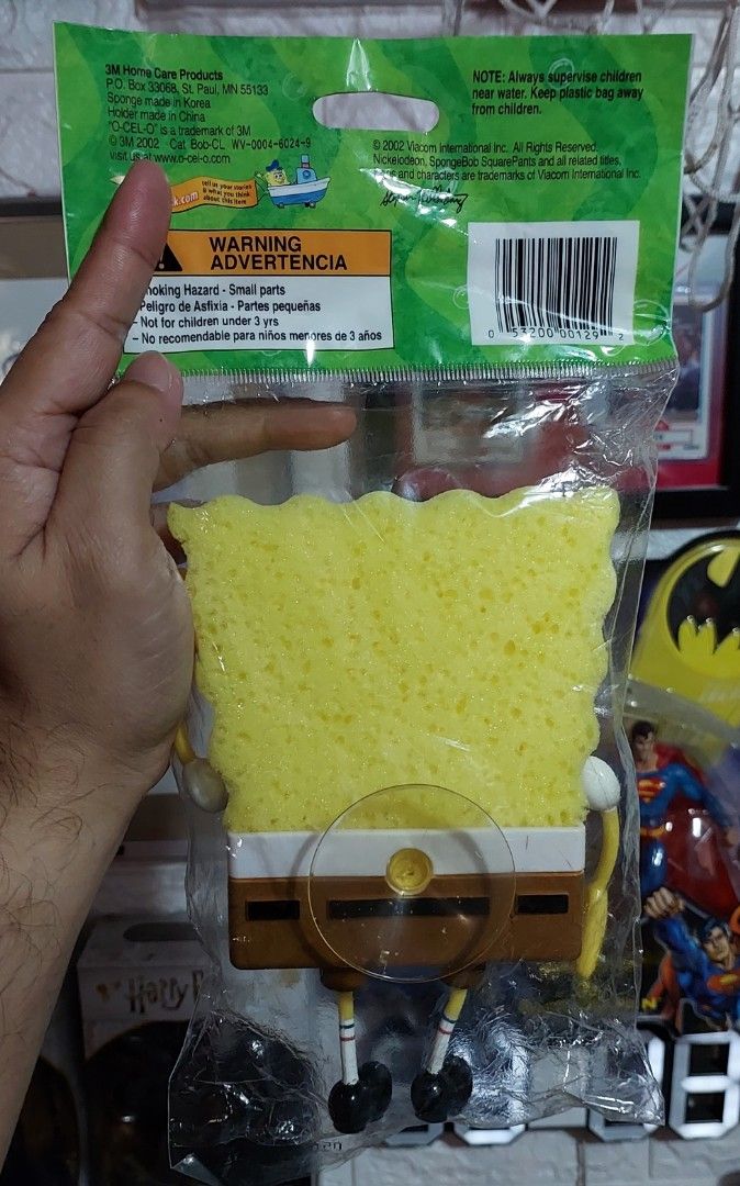 BATH SPONGE with HOLDER (Category: Bathtub & Bath Accessories) located in Pasay City. Submitted by monjentoysandcollectibles (Listing ID 1215583418, Image 3). Description: BATH SPONGE with HOLDER SpongeBob SquarePants collectibles fresh brandnew from JAPAN 700 only 🇵🇭 location Pasay | waze MONJEN TOYS pikup or shipping or lalamoves MOP: BDO | Gcash.