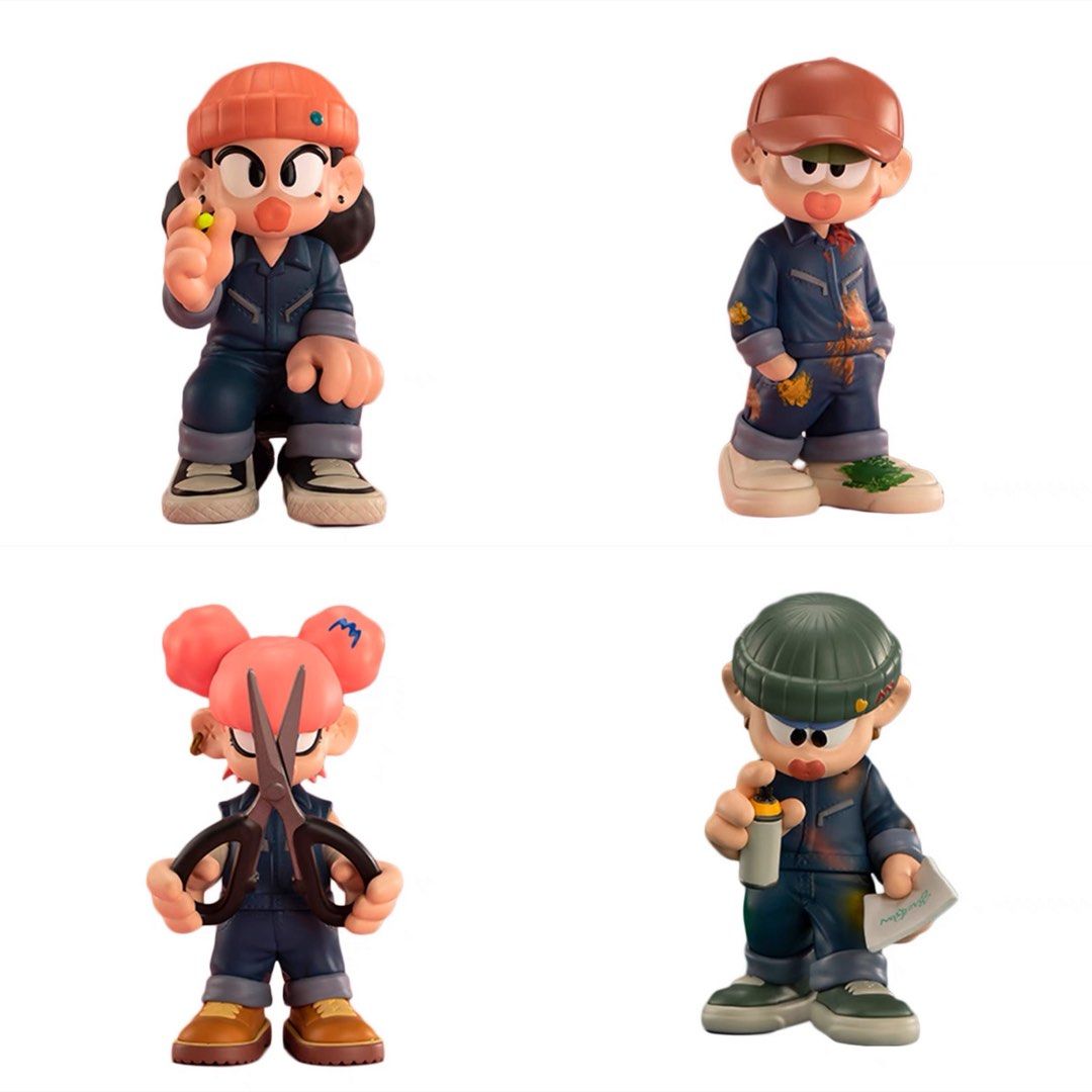 Bazbon working boyz POPMART full set / single blind box