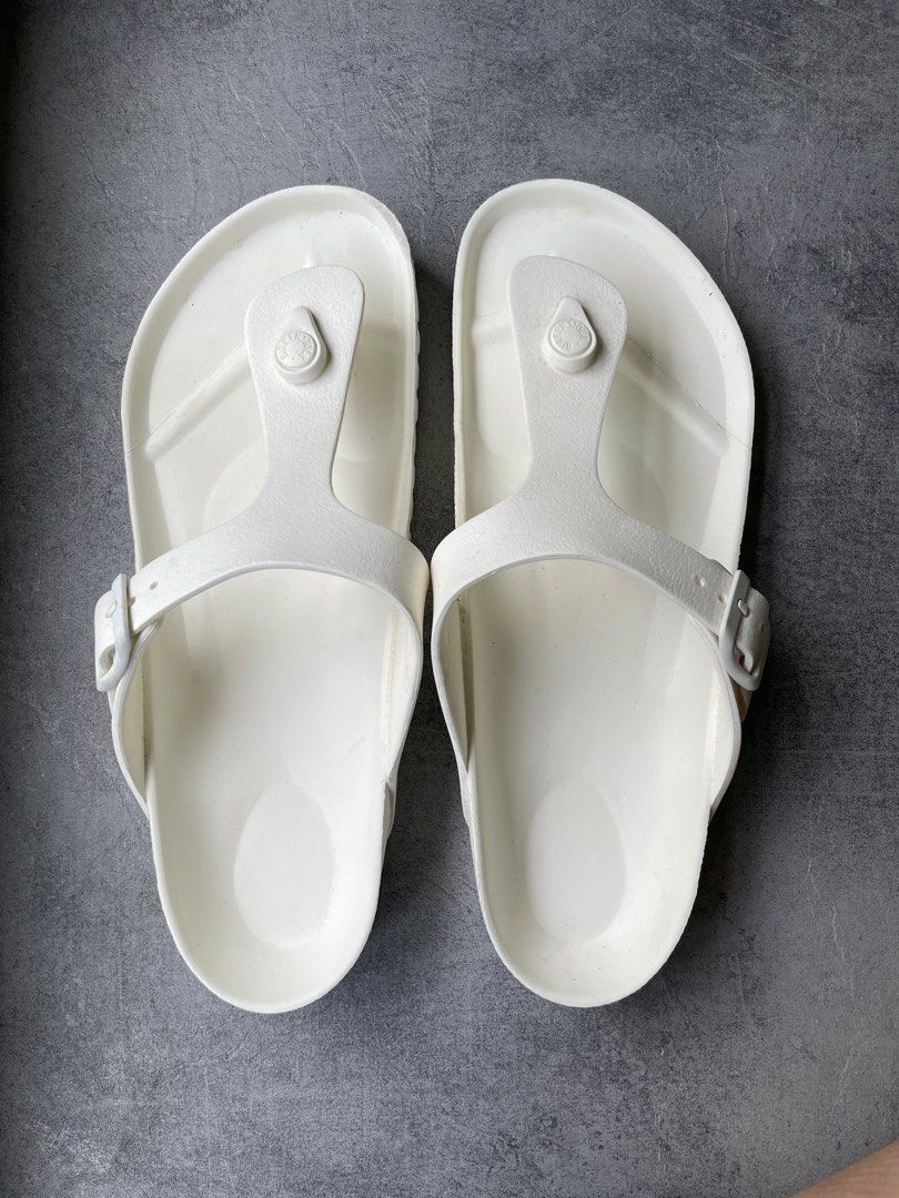 womens birkenstock white gizeh sandals