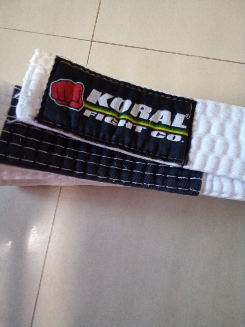 Bjj jiujitsu Koral fight co belt A2, Sports Equipment, Other Sports