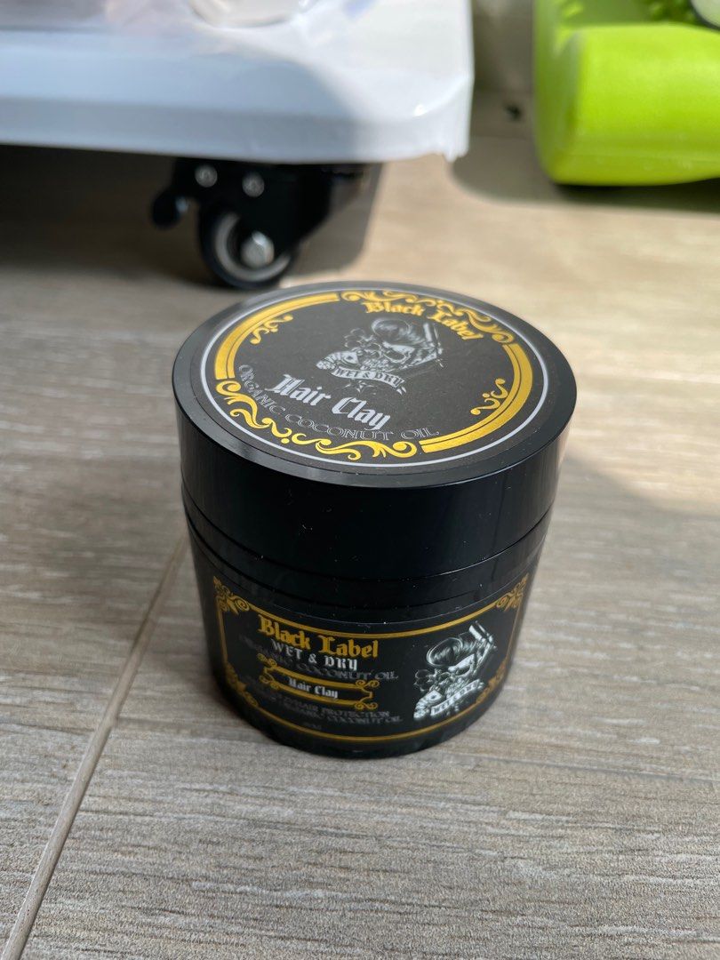 Black Label Organic Coconut Oil Hair Clay, 美容＆化妝品, 健康 ...