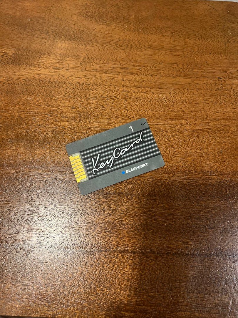 Blaupunkt Keycard (Category: Soundbars, Speakers & Amplifiers) located in Taguig. Submitted by ManMen (Listing ID 1215639903, Image 1). Description: Blaupunkt Card - Original GCASH.