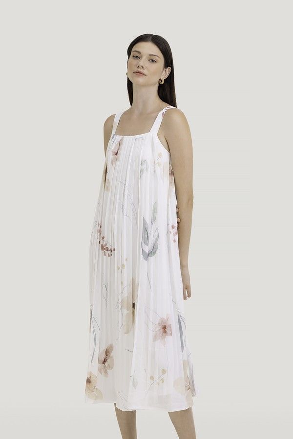 Love fire outlet pleated midi dress