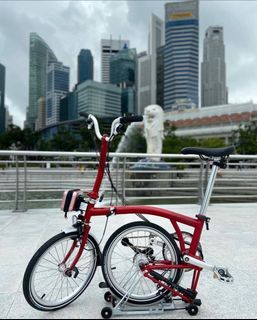 Brompton m6r red (bought Jan.2021)