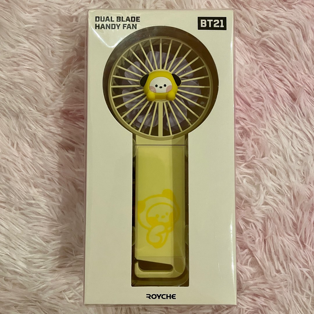 Bt21 Chimmy Dual Blade Handy Fan [On-Hand], Hobbies & Toys, Memorabilia &  Collectibles, K-Wave On Carousell