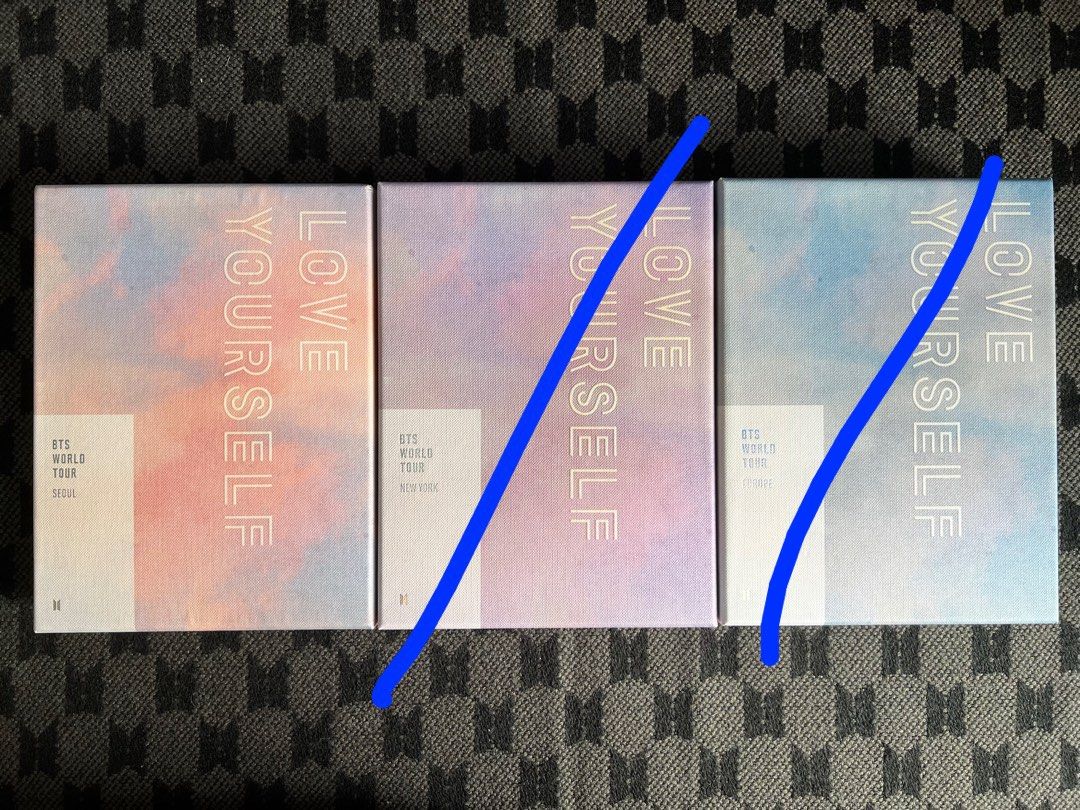BTS Love Yourself Seoul DVD (Category: CDs & DVDs) located in Quezon City. Submitted by blueside_ (Listing ID 1207226194, Image 1). Description: on hand selling separately (new york and europe sold) unsealed no rpc outbox with slight discoloration mop: bpi/gash mod: ggx/sdd.
