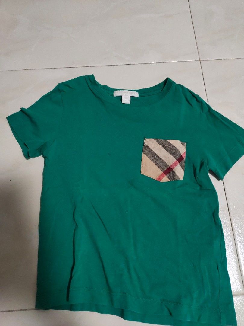 Burberry t shirt kids online green
