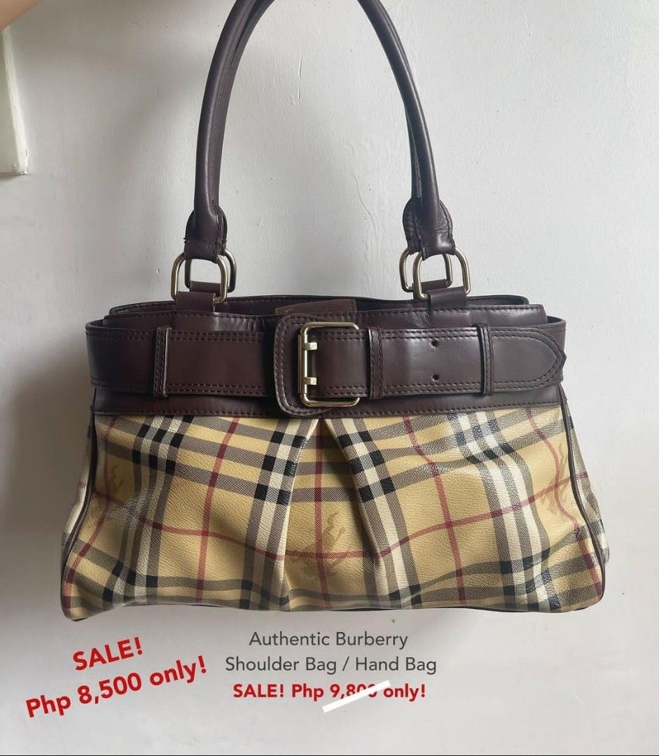 Burberry shoulder/ hand bag, Women's Fashion, Bags & Wallets, Shoulder Bags  on Carousell