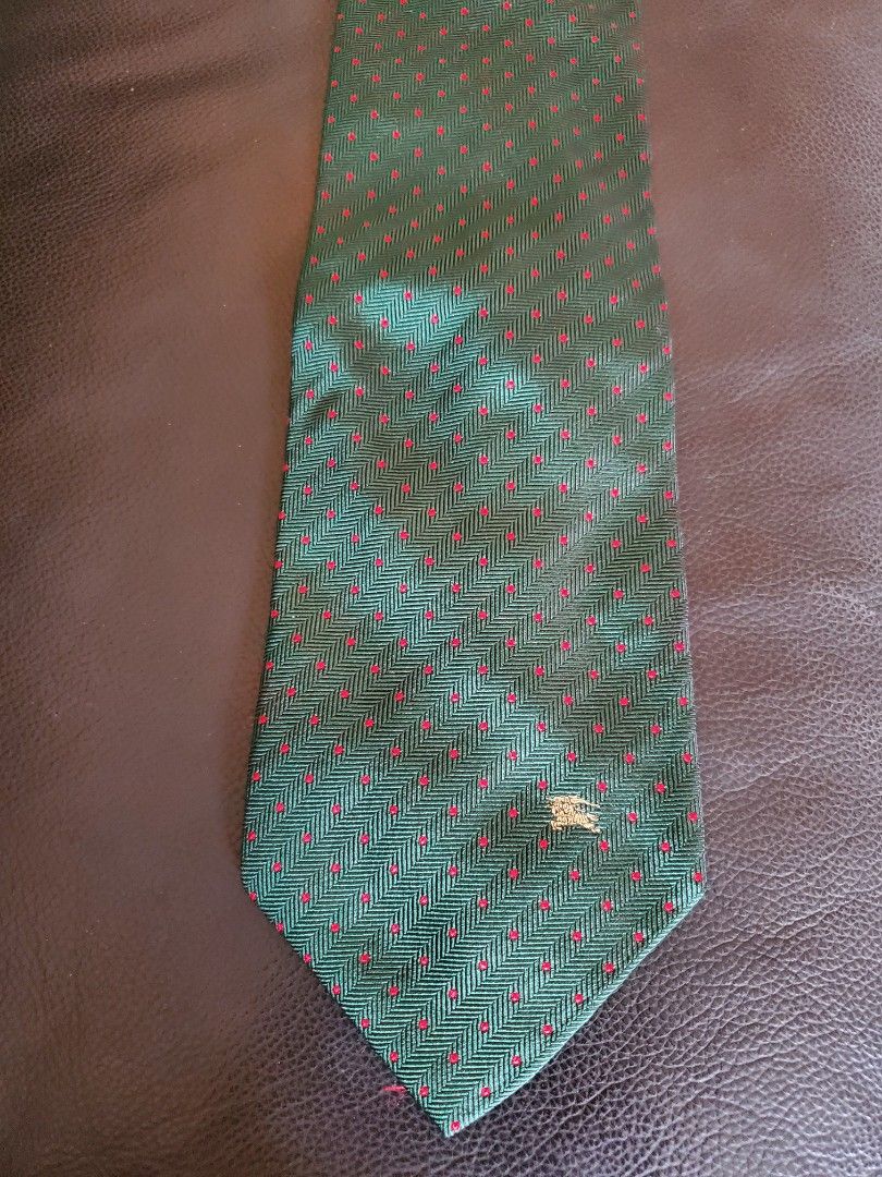 mens burberry ties