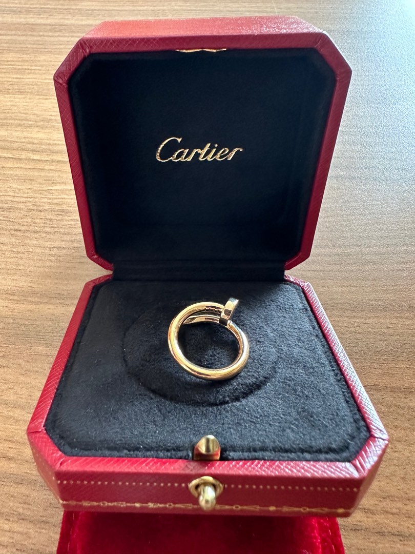 KIKICHIC | NYC | Design CZ Pave Diamonds Screw Nail Adjustable Open Ring in  White Gold, 14k Gold