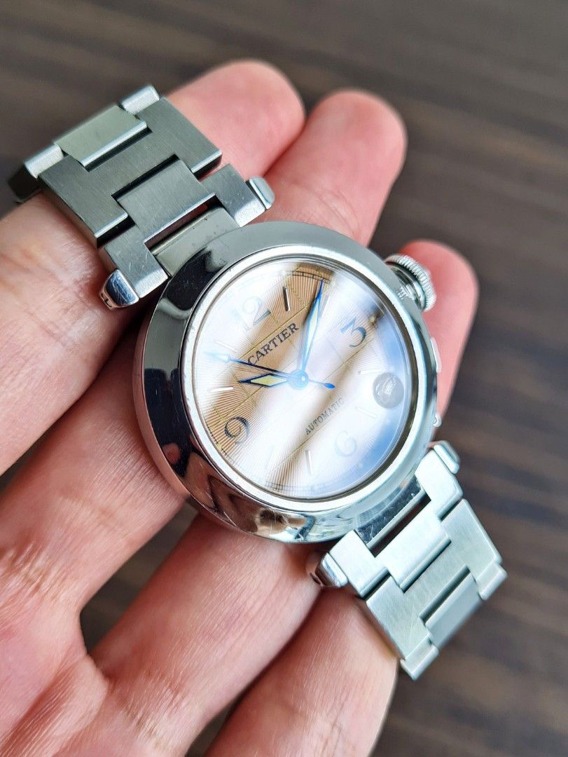 Cartier Pasha C 2324 Automatic Sports Watch with Uncommon Gold