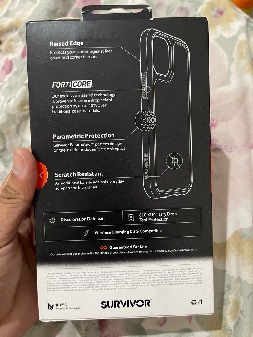 Case Griffin Survivor iPhone 12 Pro Max, Telepon Seluler & Tablet