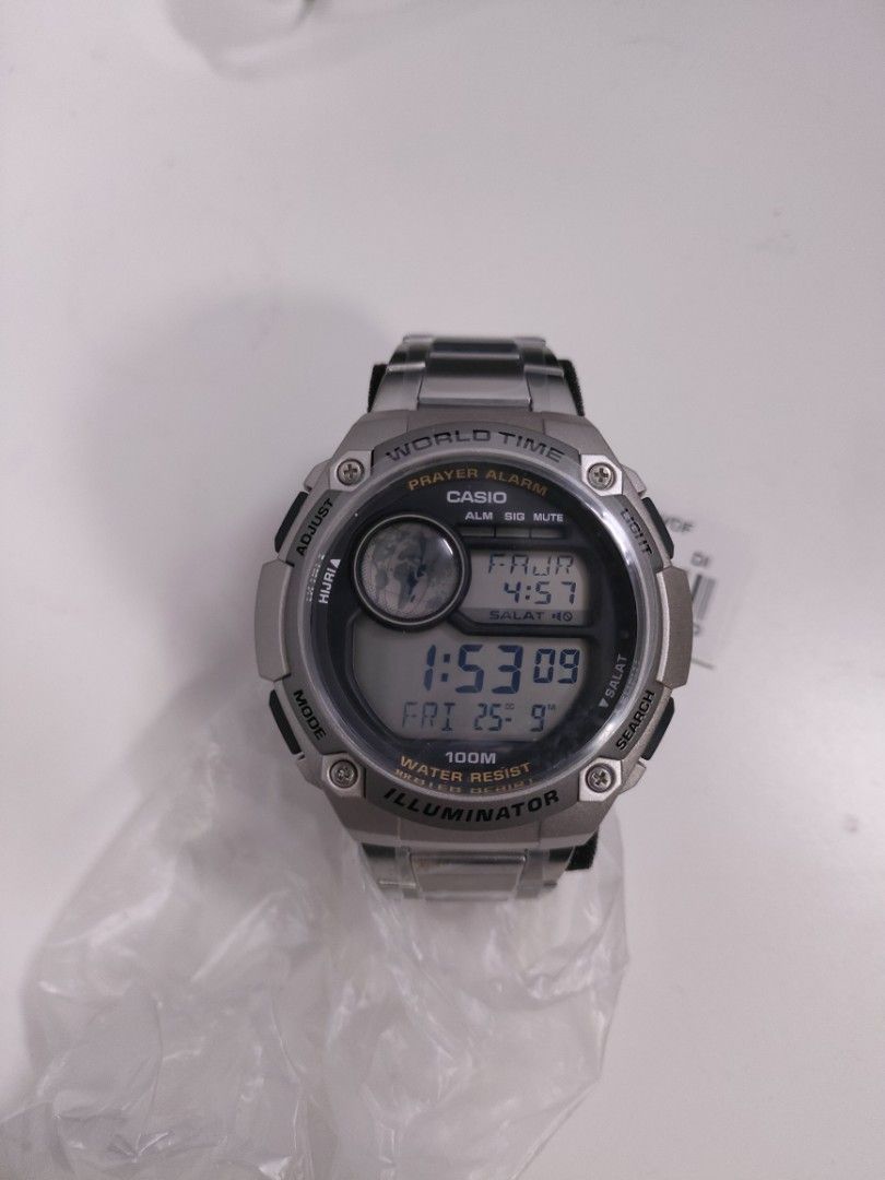 CASIO prayer alarm watch, Men's Fashion, Watches & Accessories, Watches