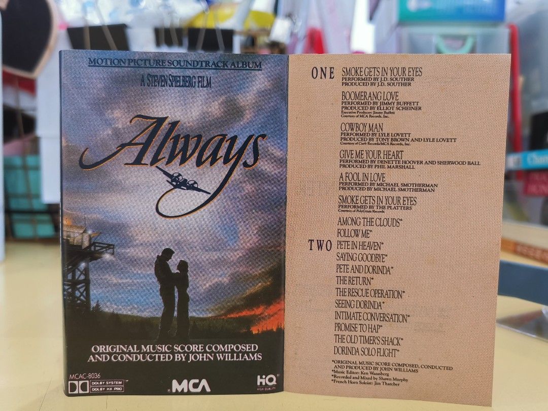 (Cassette) ALWAYS Motion Picture Soundtrack Album OST, Hobbies & Toys ...