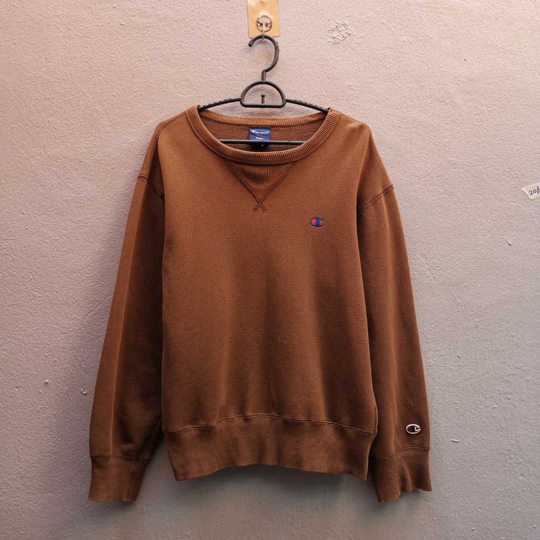 Champion sweatshirt brown sales